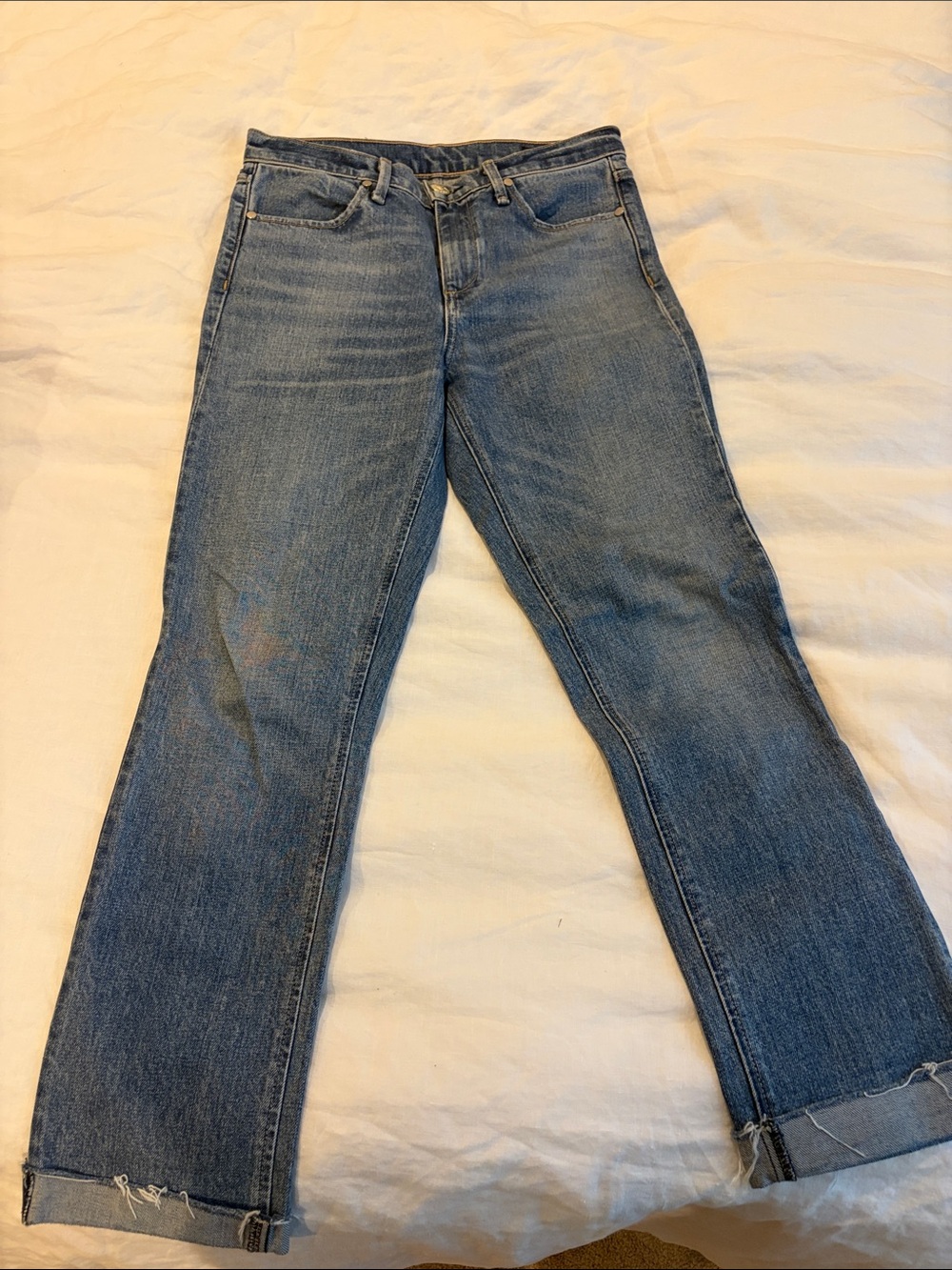 rag & bone Women's Medium Blue Flare Jeans